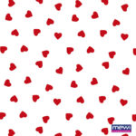 1115 - Coração Vermelho Branco