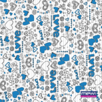 3832 - Coração Azul