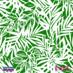 Estampa de Folhagem Bambu