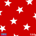 2087 - Estrela Branca fundo Vermelho - Imagem 2