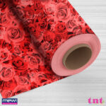 6069 - Painel Floral Vermelho