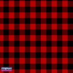 1017 - Xadrez Preto F/ Vermelho - Imagem 2